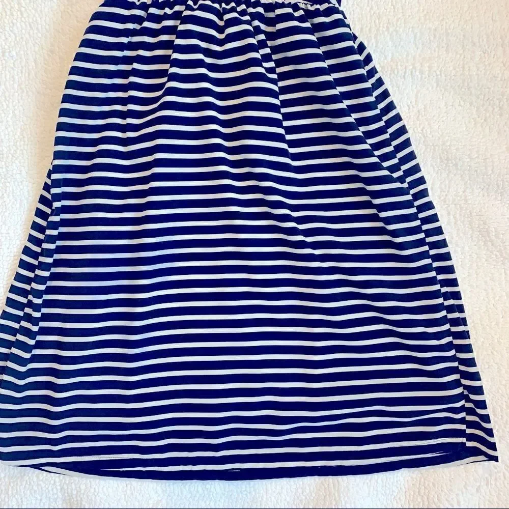 NWOT! Old Navy Blue & White Stipe Mini Dress Women’s Size 0